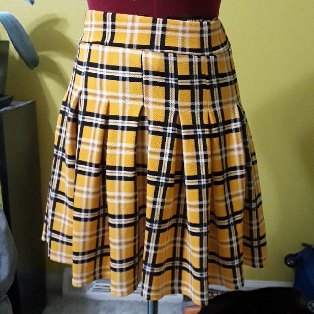 Clueless inspired plaid skirt